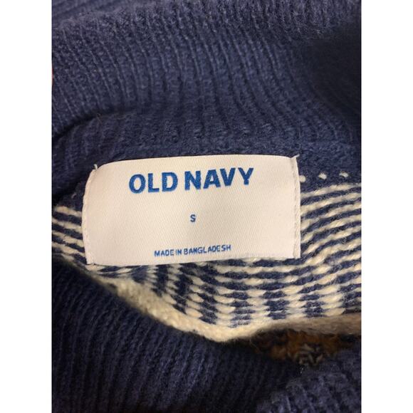 Old Navy Mini Sweater Dress Fair Isle Nordic Boho Cozy Schoolgirl Preppy Size S - Picture 5 of 9